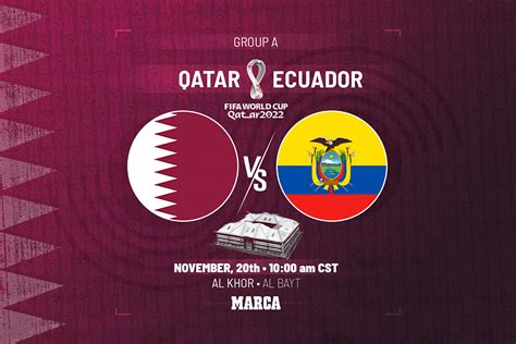 qatar vs ecuador world cup 2022 time